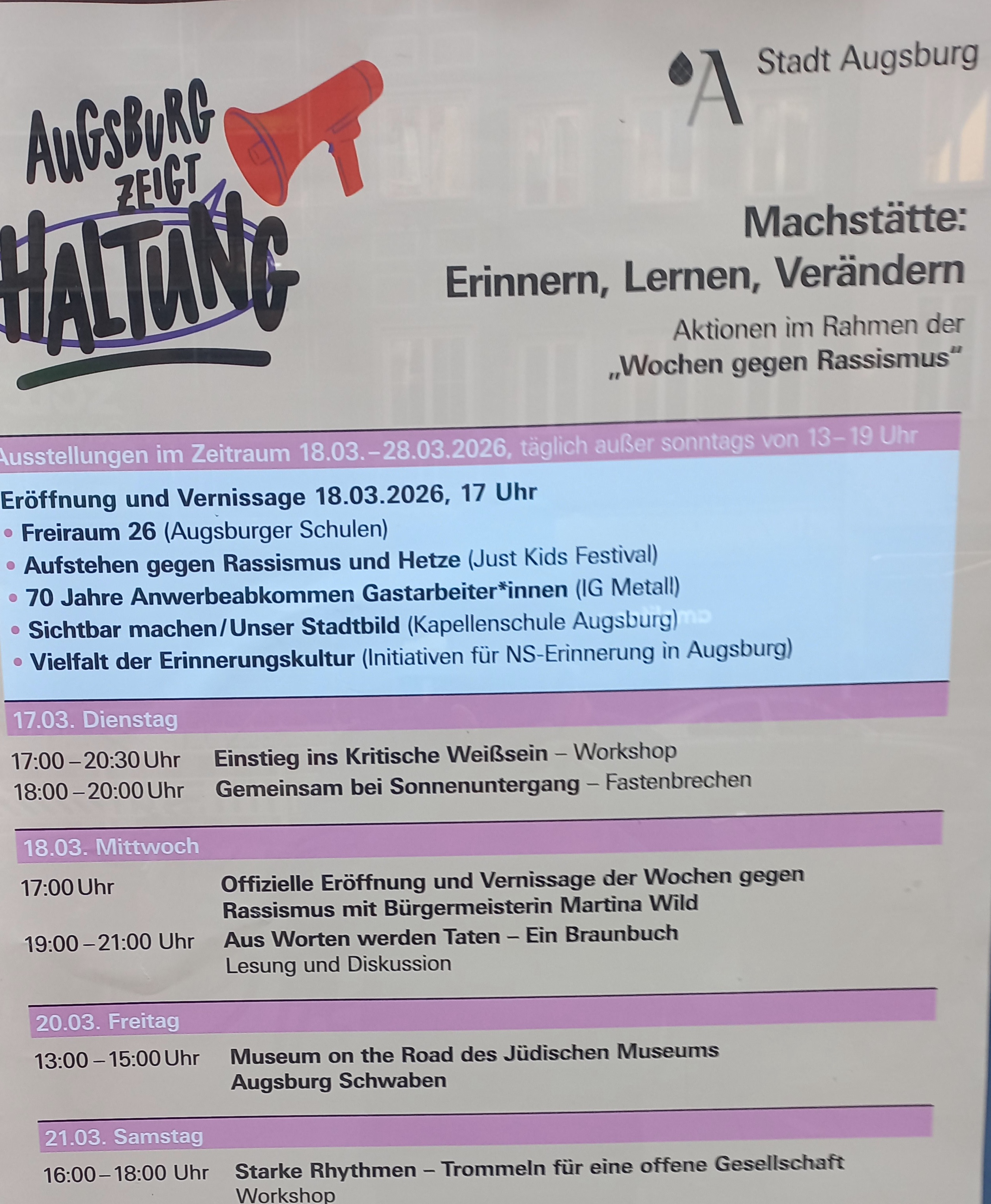Eröffnung und Vernissage
